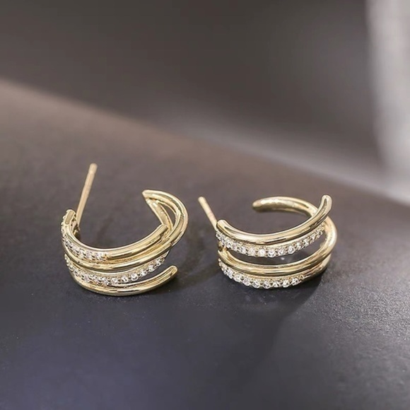 - 18K GP Hoops - Picture 7 of 10